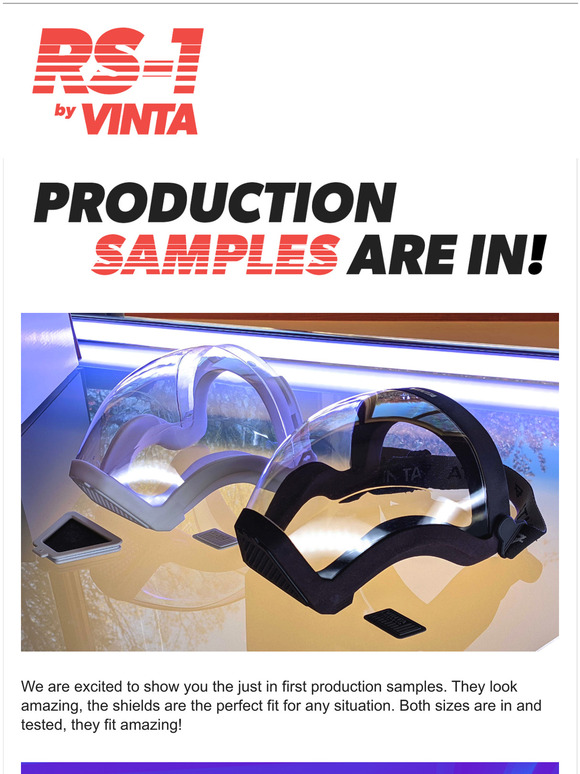 Vinta RS1 Shipping update & New Samples Milled