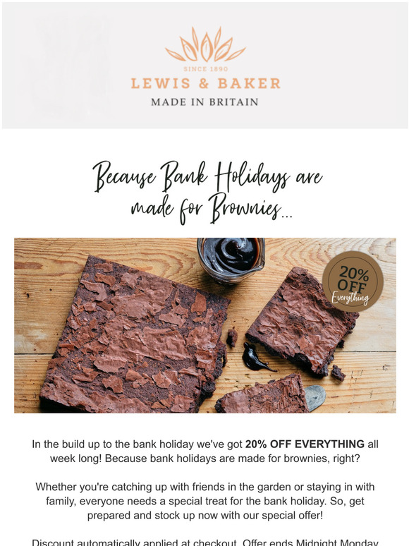 20% OFF EVERYTHING!