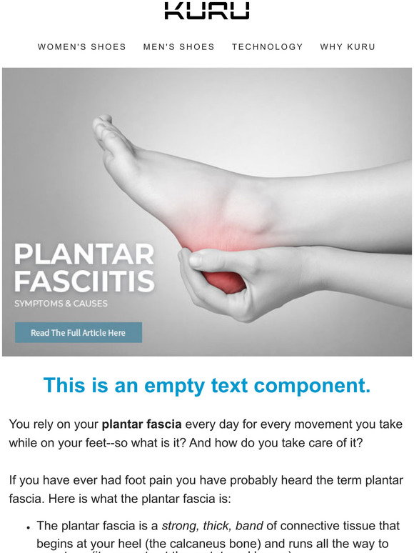KURU Footwear Symptoms And Causes Of Plantar Fasciitis Milled
