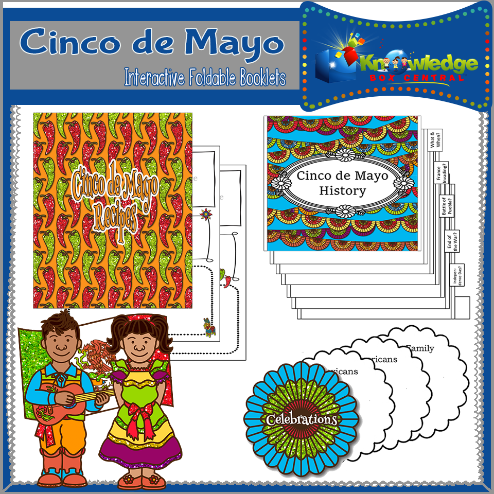 Cinco de Mayo Interactive Foldable Booklet