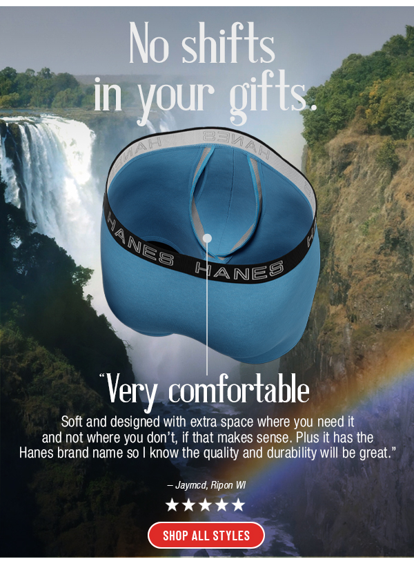 hanes support pouch