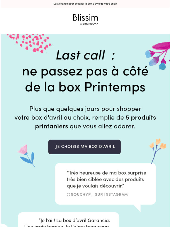 Ne passez pas  ct de votre routine printanire