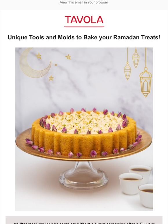 Unique Molds and Tools for Your Ramadan Baking, Grab Yours!