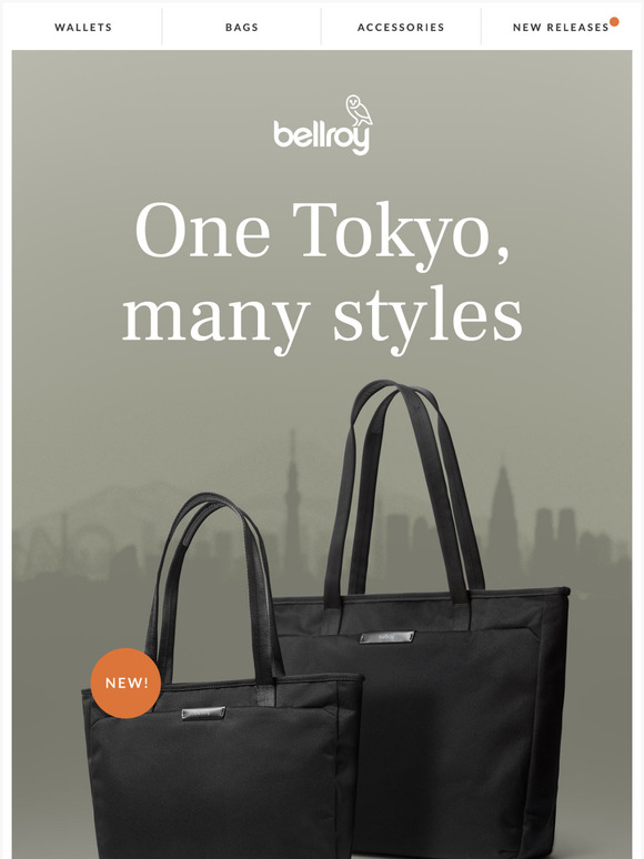 Bellroy: Meet the Tokyo Tote Compact! | Milled