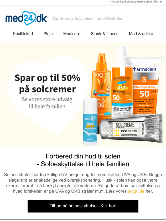 Bliv klar til sommer  Op til -50%