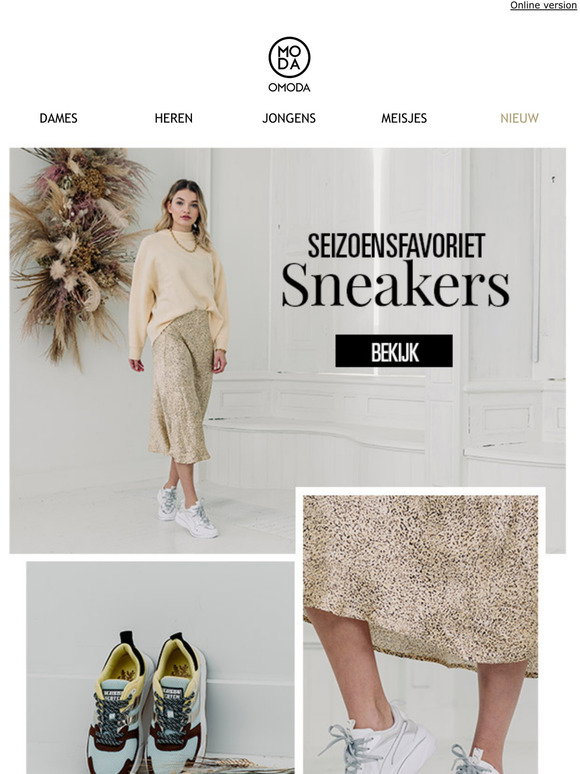 Blauwe D.A.T.E Lage sneakers FUGA HEREN | Omoda