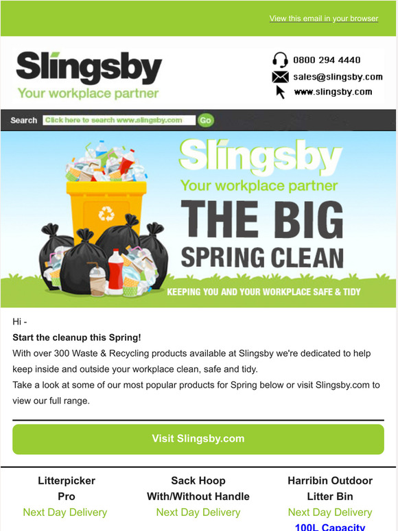 Spring Clean with Slingsby