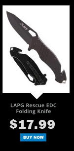 LA POLICE GEAR RESCUE EDC FOLDING KNIFE
