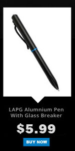 LA POLICE GEAR ALUMINUM PEN WITH GLASS BREAKER