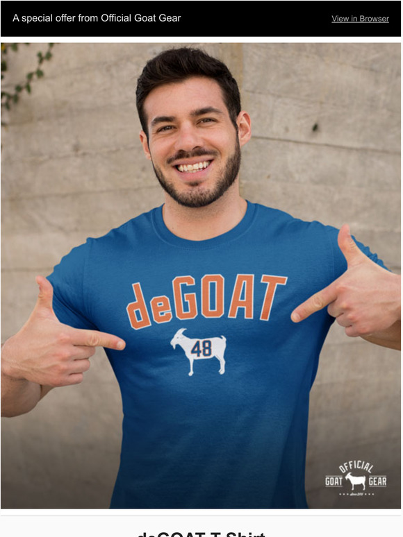 deGOAT Tshirts - Available now!