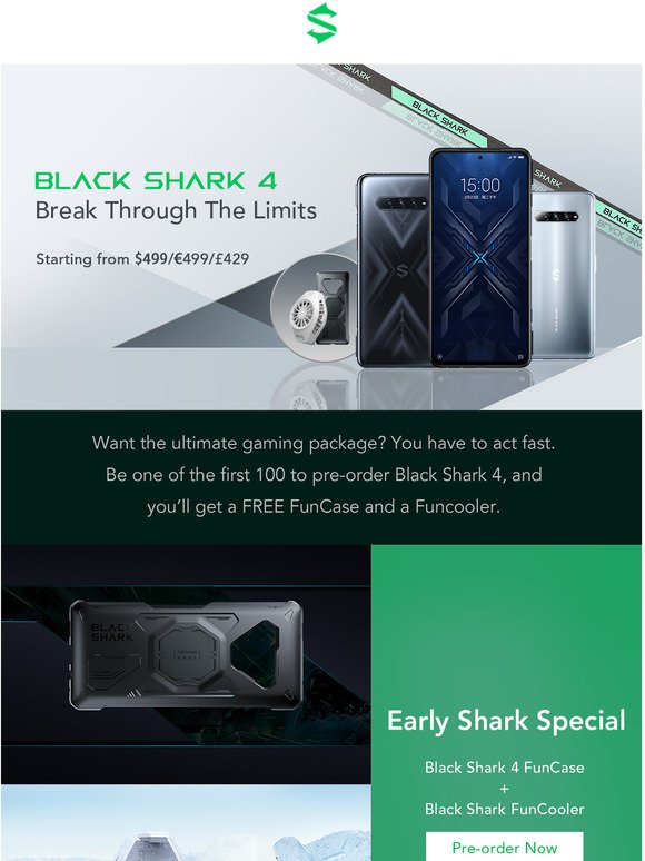 Black Shark 4 Pre-orders are open now!