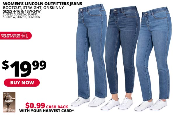 lincoln jeans ladies