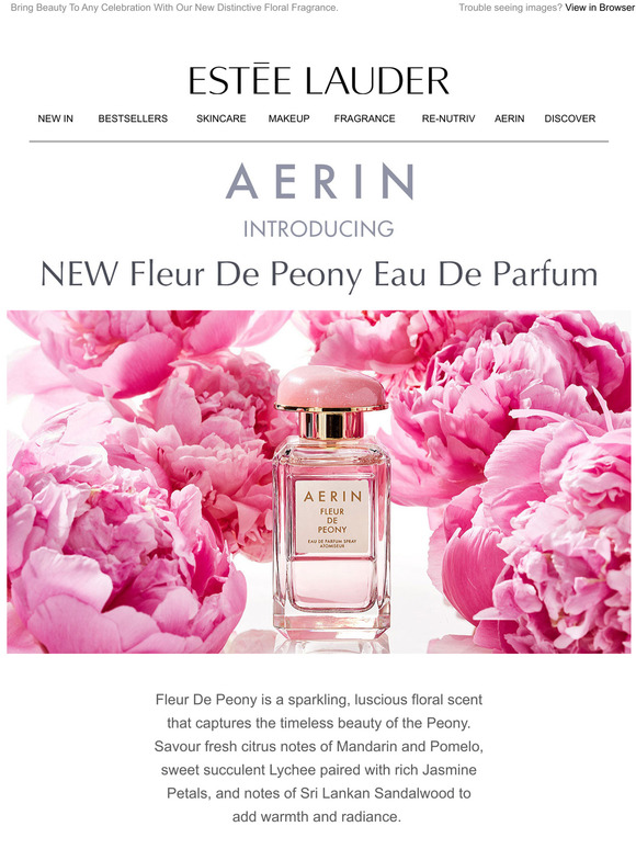 Aerin Fleur de Peony Eau de online Parfum 3.4oz