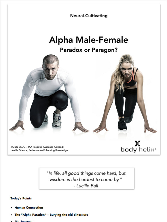  Alpha Male-Female: Paradox or Paragon?