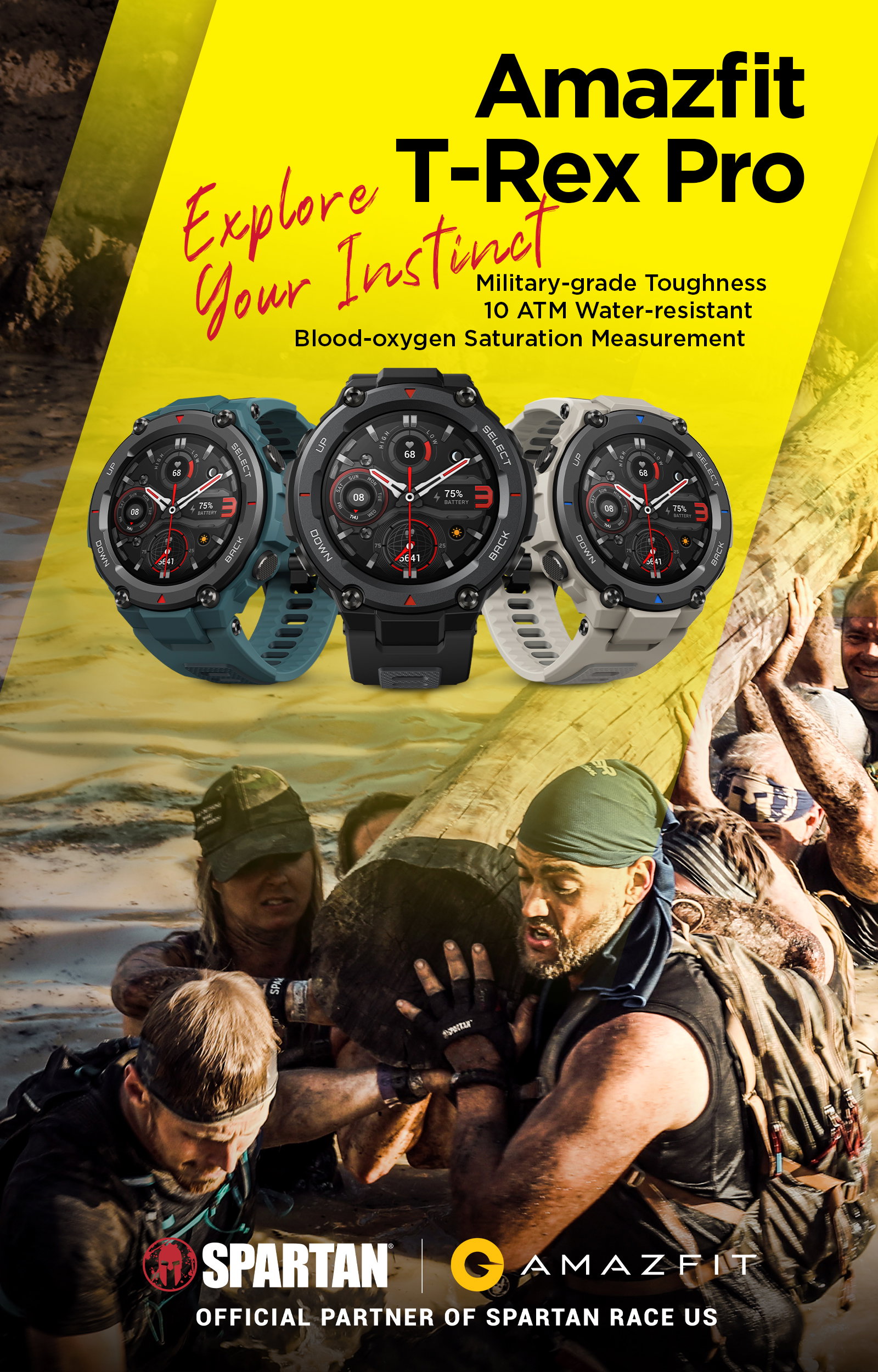 Amazfit Activity Trackers: Tougher Together: Amazfit Partners With Spartan  | Milled