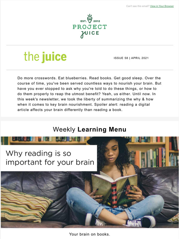 Nourish your brain. It's different than you think.