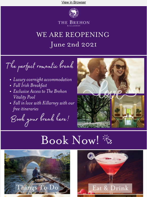 We're reopening on June 2nd 2021!