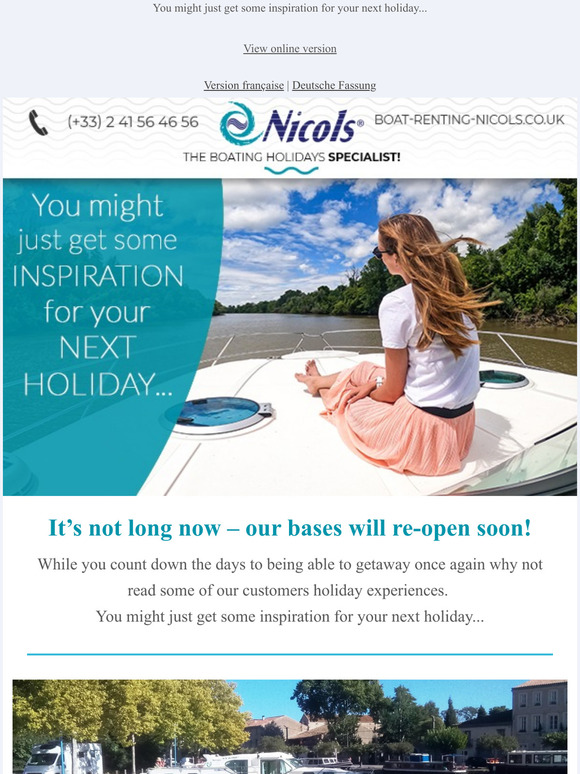 Its not long now  our bases will re-open soon!