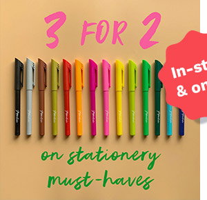 3 for 2 stationery must-haves