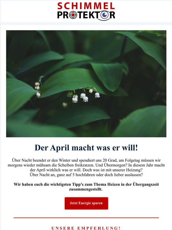 Unsere Energietipp's fr die bergangszeit! 