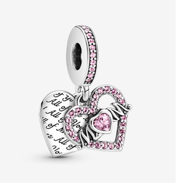 Heart & Mum Dangle Charm