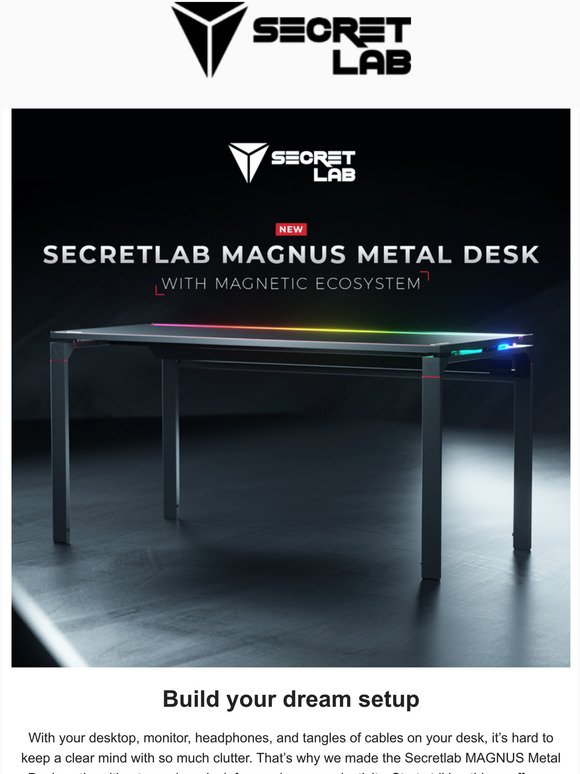Secretlab MAGNUS Metal Desk