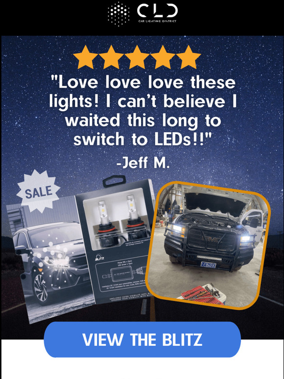 Car Lighting District LEDs with over 500 reviews Milled