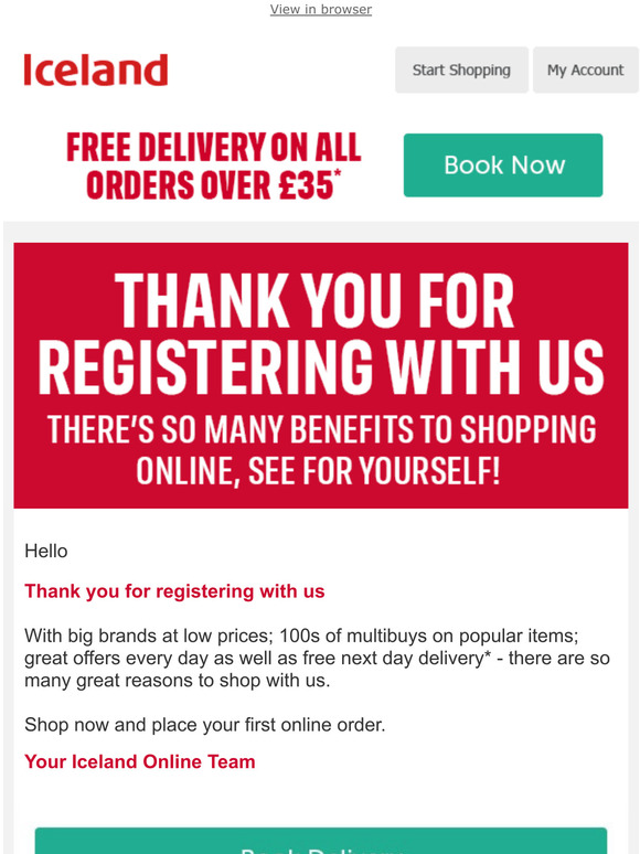 Thank you for registering with us