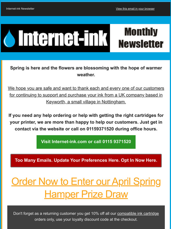 Final Day April Offers End Tonight - Internet-ink