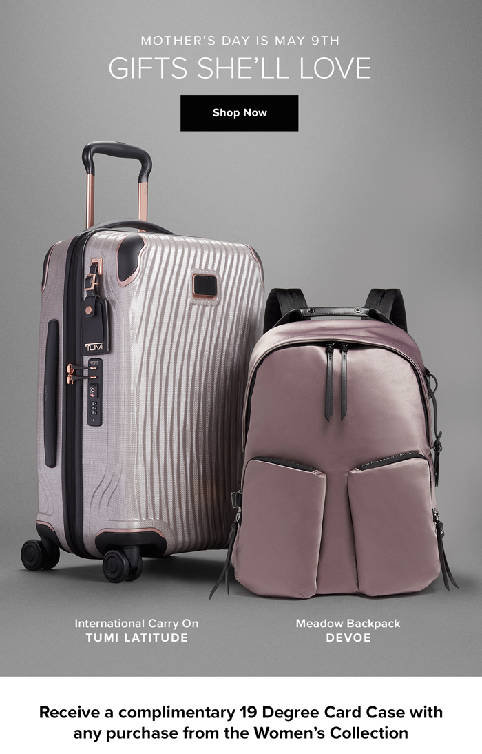 Tumi Sg Treat Mom To The Gift Of Adventure Milled