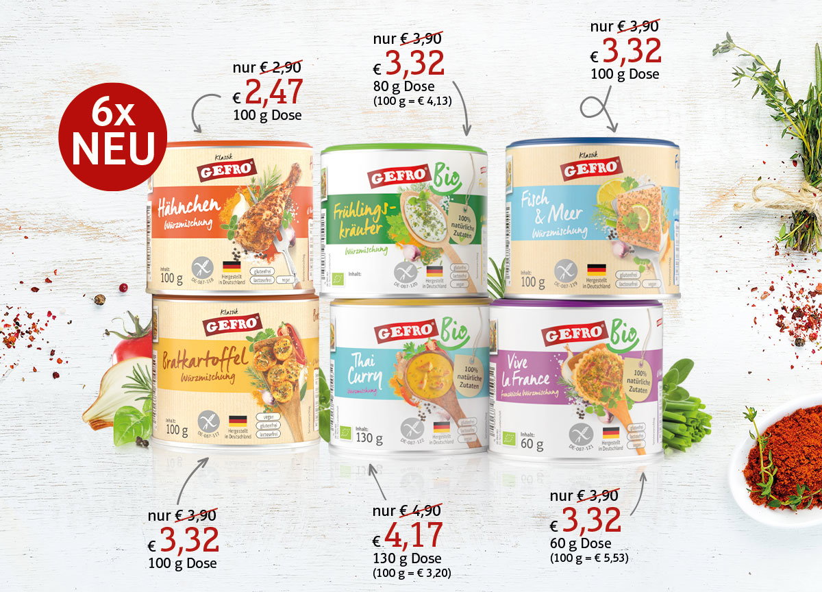 Entdecken Sie die 6 NEUEN für Ihre Küche!
