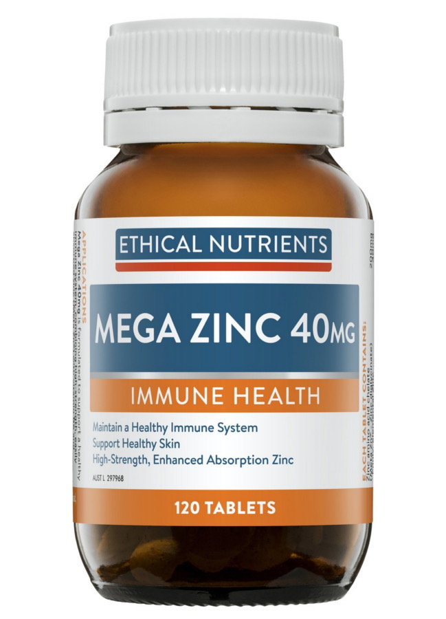 Ethical Nutrients Mega Zinc 40mg