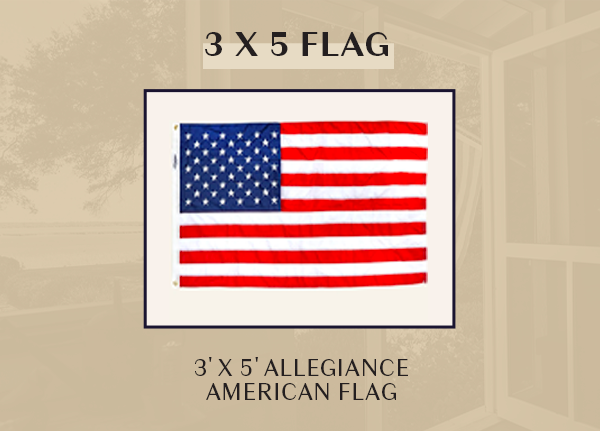 ALLEGIANCE FLAG SUPPLY 3' x 5' American Flag