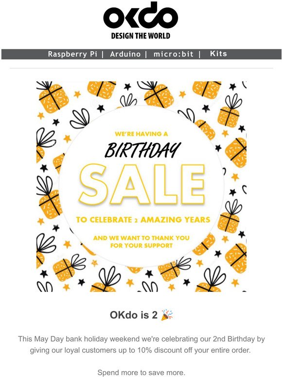 Our 2nd Birthday Sale is now LIVE