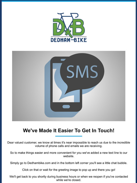 Can't Reach Us? We've Made It Easier!