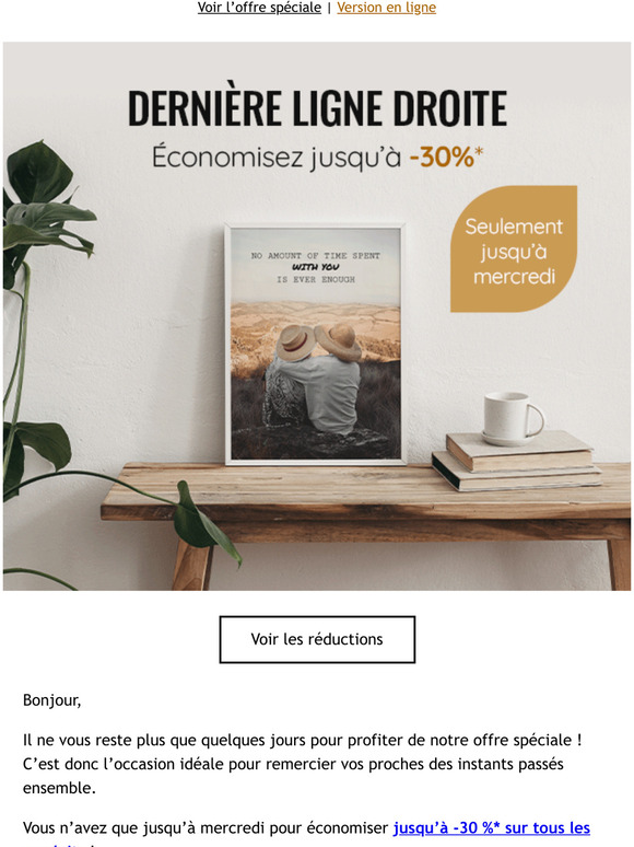 Une surprise vous attend!