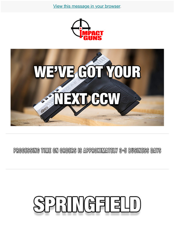 Your Next CCW Is In This Email!