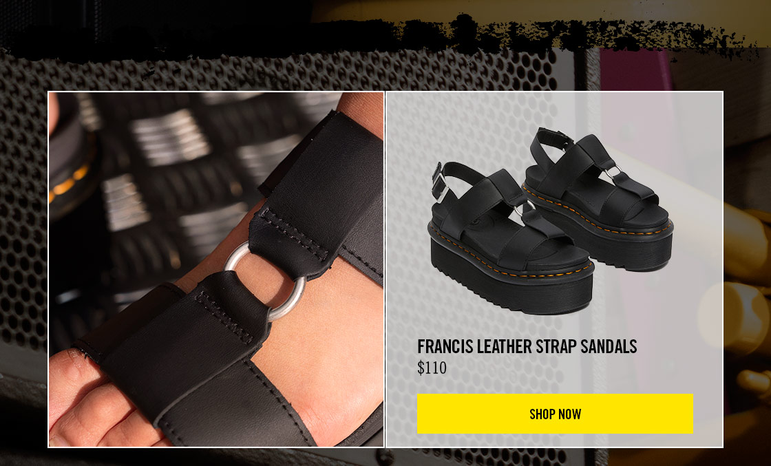 francis leather strap sandals