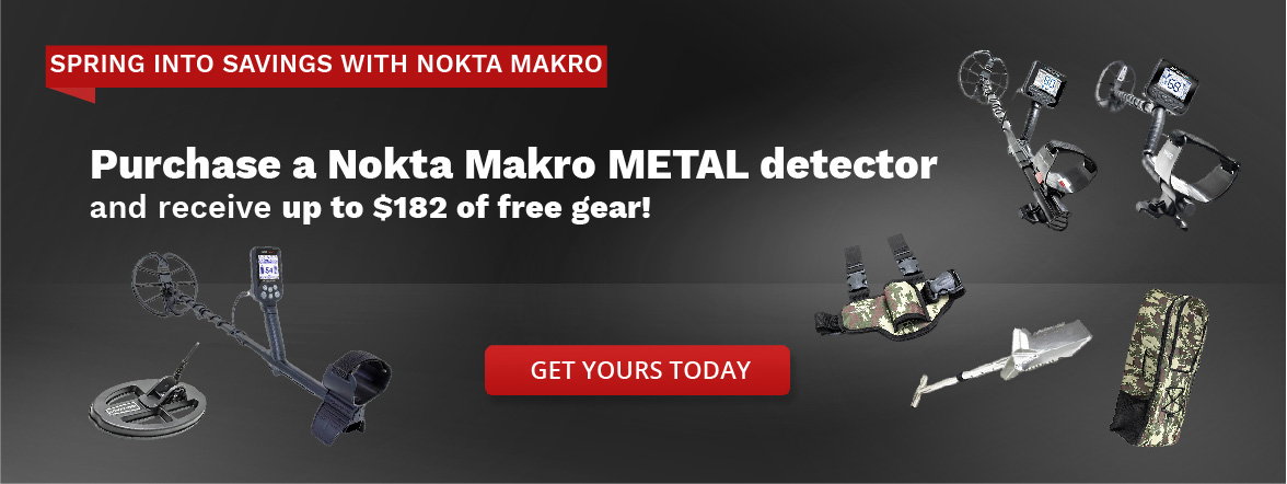 Kellyco Metal Detectors: Receive up to $182 of free Nokta Makro gear! |  Milled