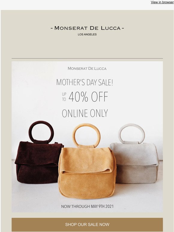 -Celebrate Mother's Day With Our Sale