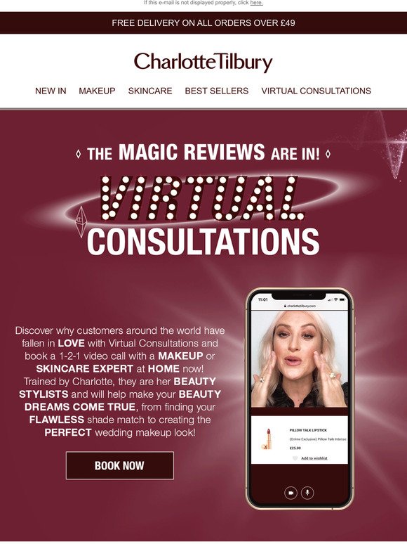 charlotte tilbury virtual consultation review