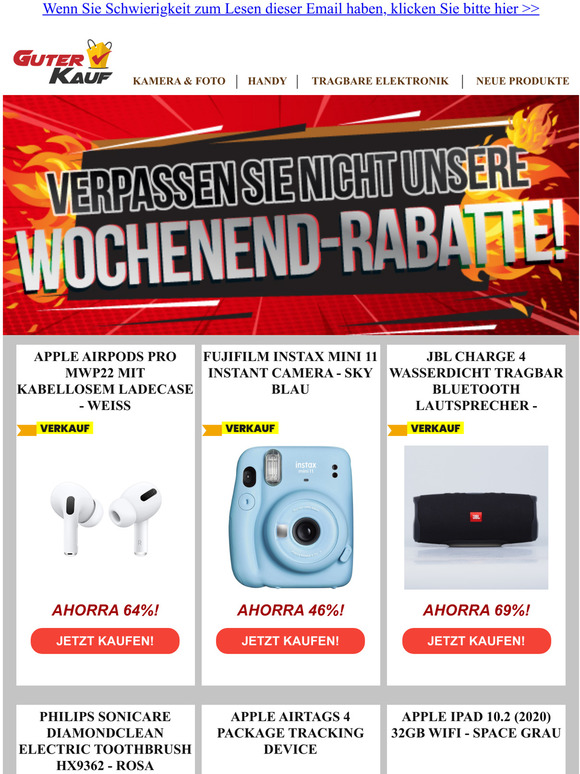 Unschlagbare Angebote fr das Wochenende!