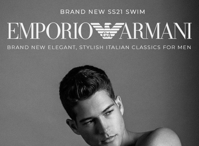 International Jock: New Emporio Armani Swimwear