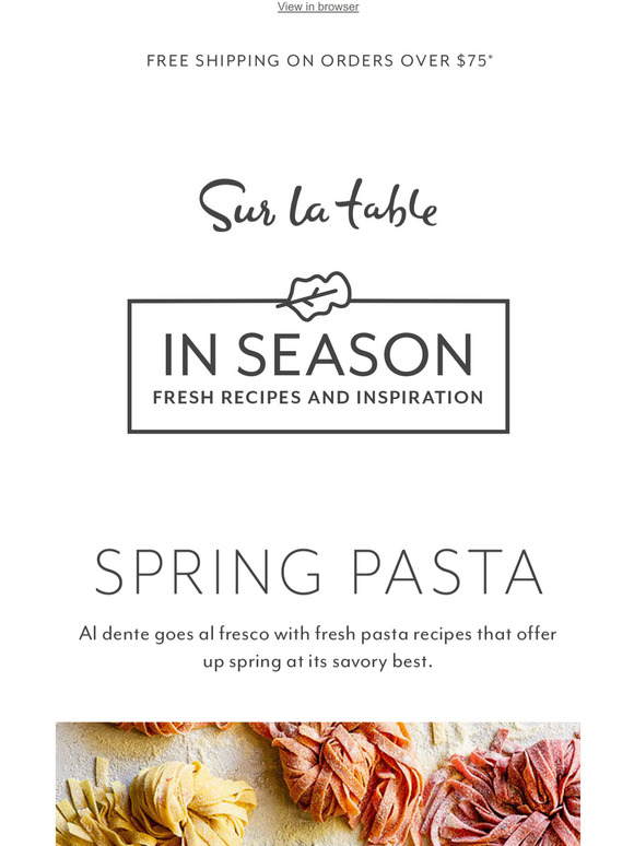 Sur la Table Email Newsletters Shop Sales, Discounts, and Coupon Codes