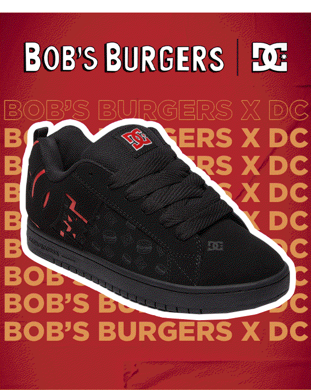 Tilly's DC Shoes x Bob's Burger Collection NOW AVAILABLE Milled