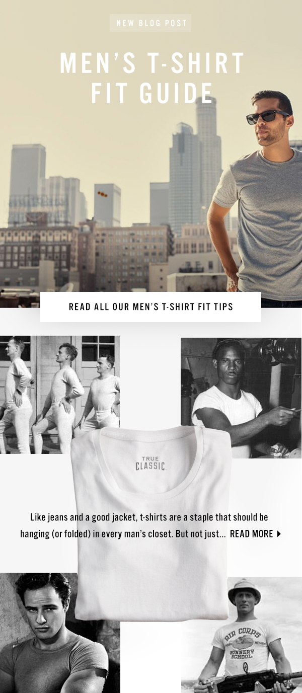 Men's T-Shirt Fit Guide