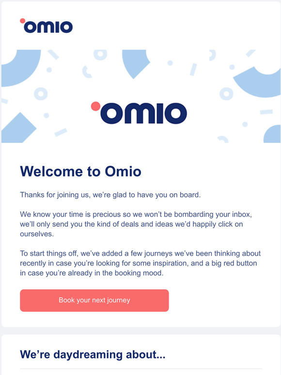 Welcome to Omio!