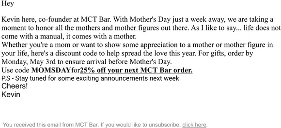 A Gift for Mother's Day