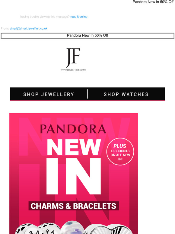 Pandora New in 50% Off