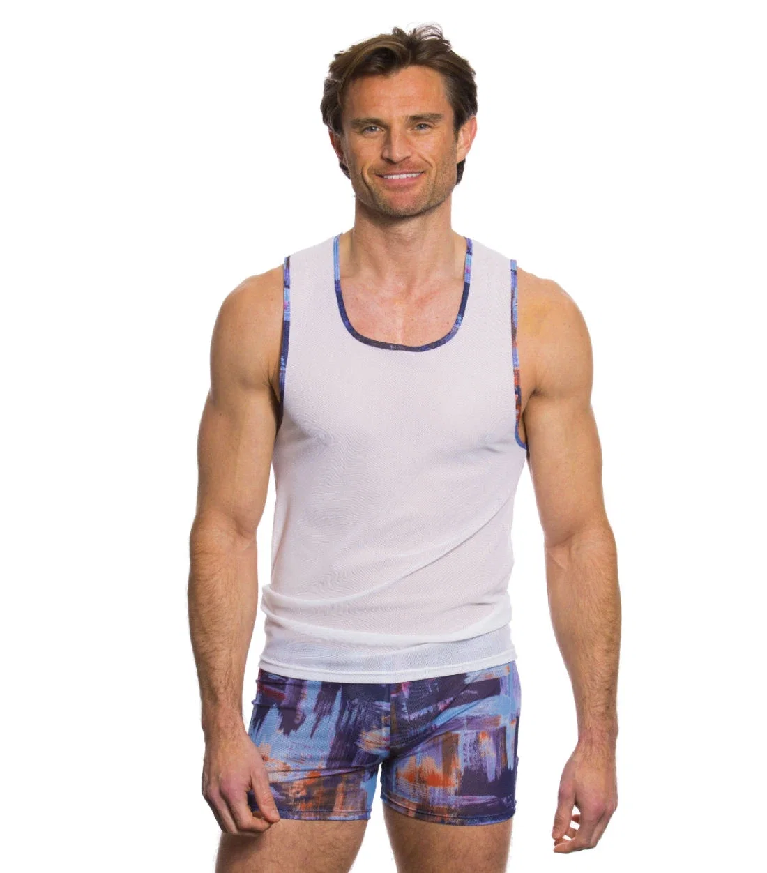Image of Mykonos Tan Through Vest Top